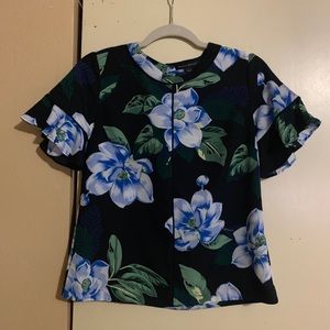 🎊 BANANA REPUBLIC Hawaiian/Floral print blouse